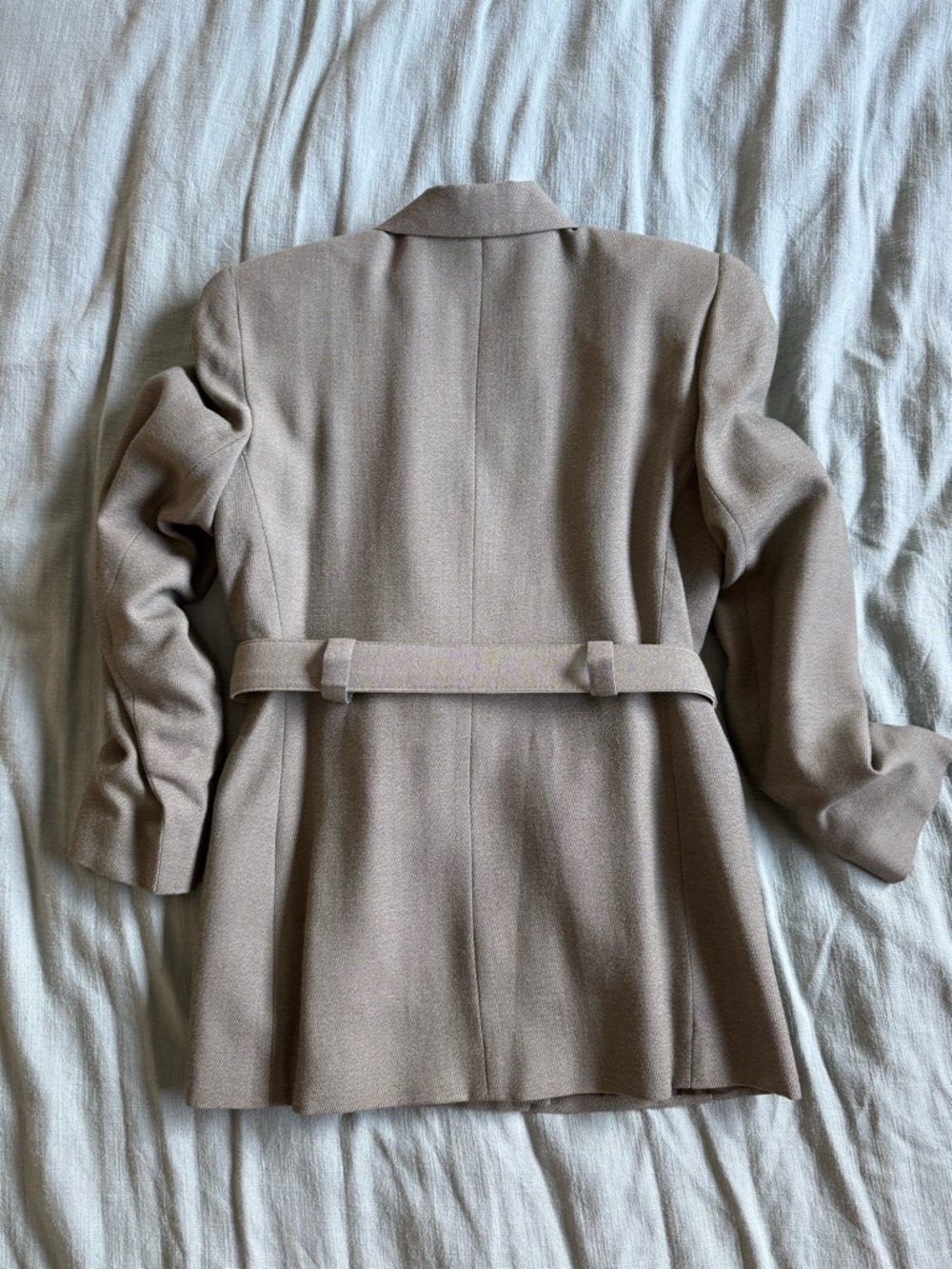 Vintage David N. Luxury Wool Blend Blazer Top Dress (small) - Picture 2 of 15